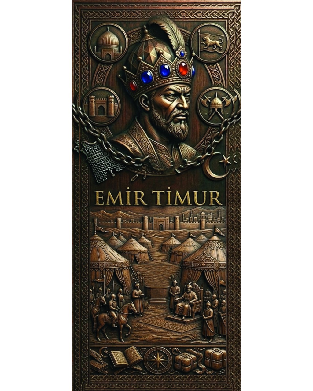 TARİHTEKİ BÜYÜK HAKANLAR-İMPARATORLAR  KİTAP AYRACI SETİ